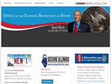 Tablet Screenshot of cyberdriveillinois.com